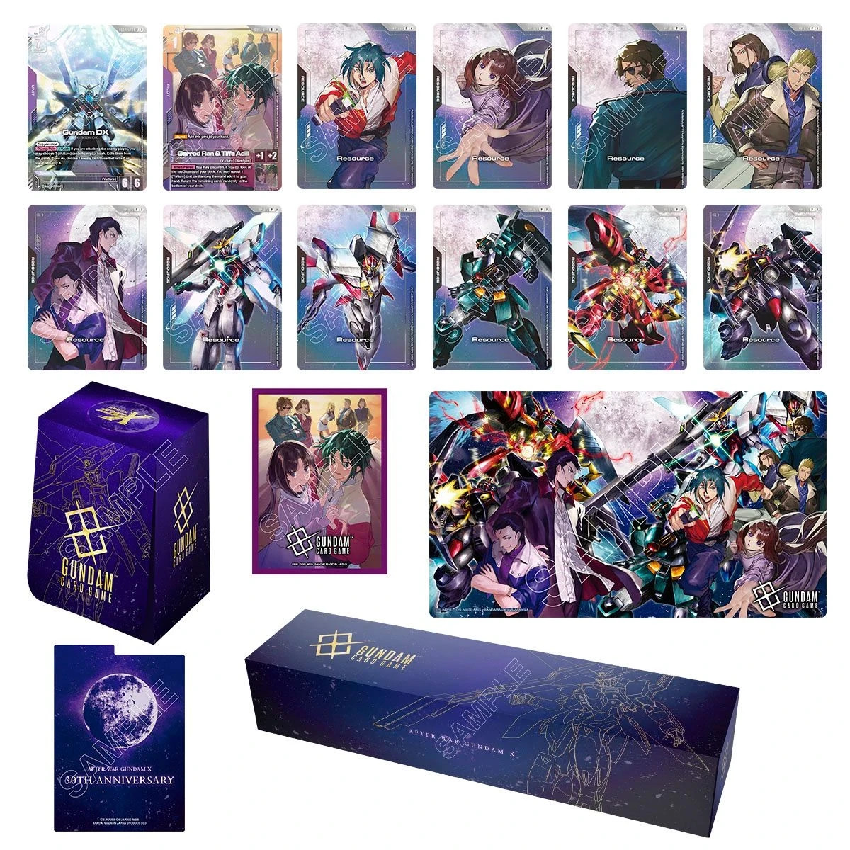 PRESALE - GUNDAM CARD GAME Premium Goods Set After War Gundam X