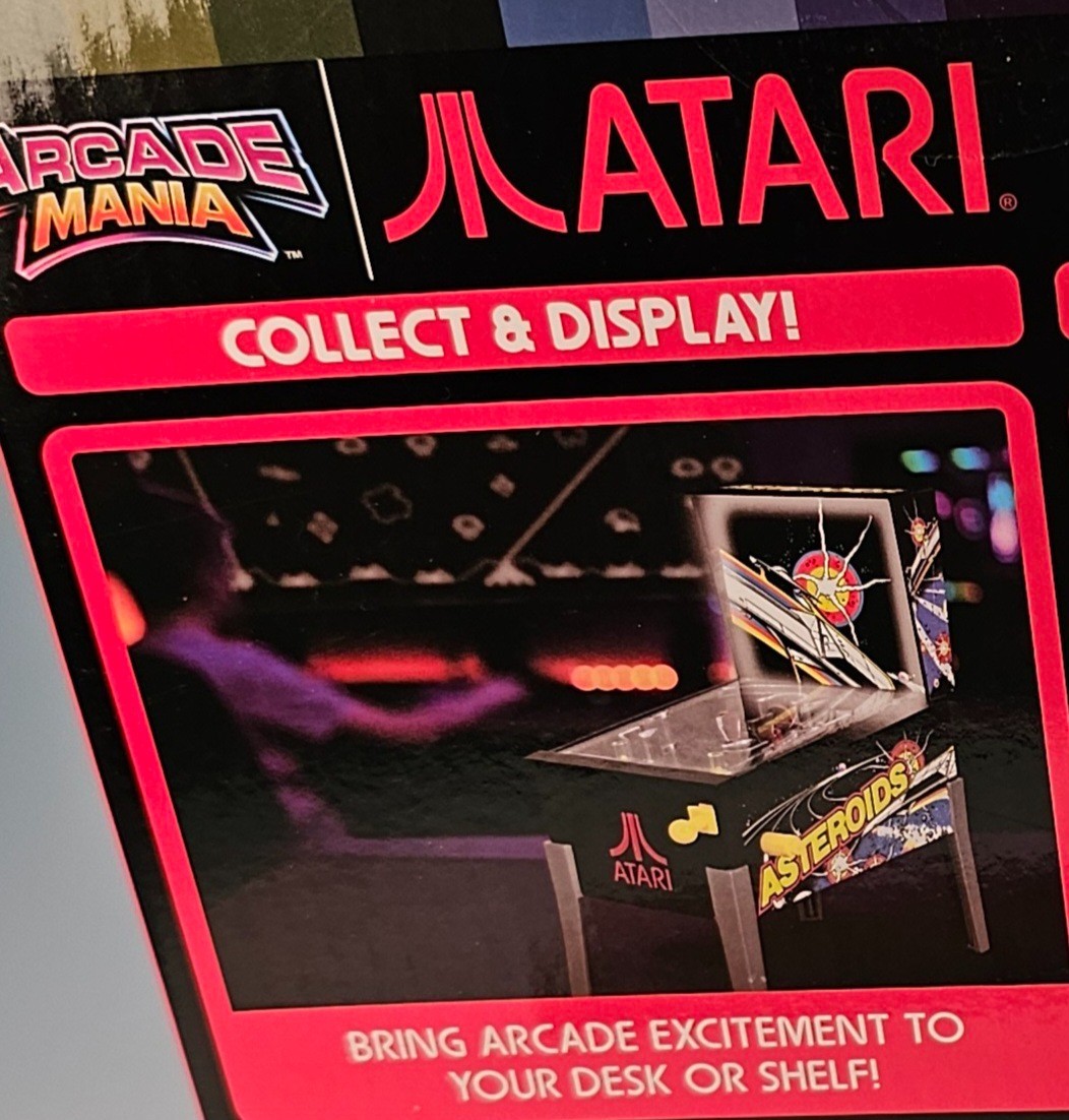 ATARI ASTEROIDS Pinball Collectible Desktop Display Arcade Iconic Sounds Lights ATARI ASTEROIDS Pinball Collectible Desktop Display Arcade Iconic Sounds Lights