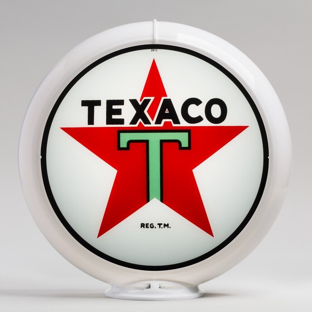 Texaco Star Gas Pump Globe 13.5\