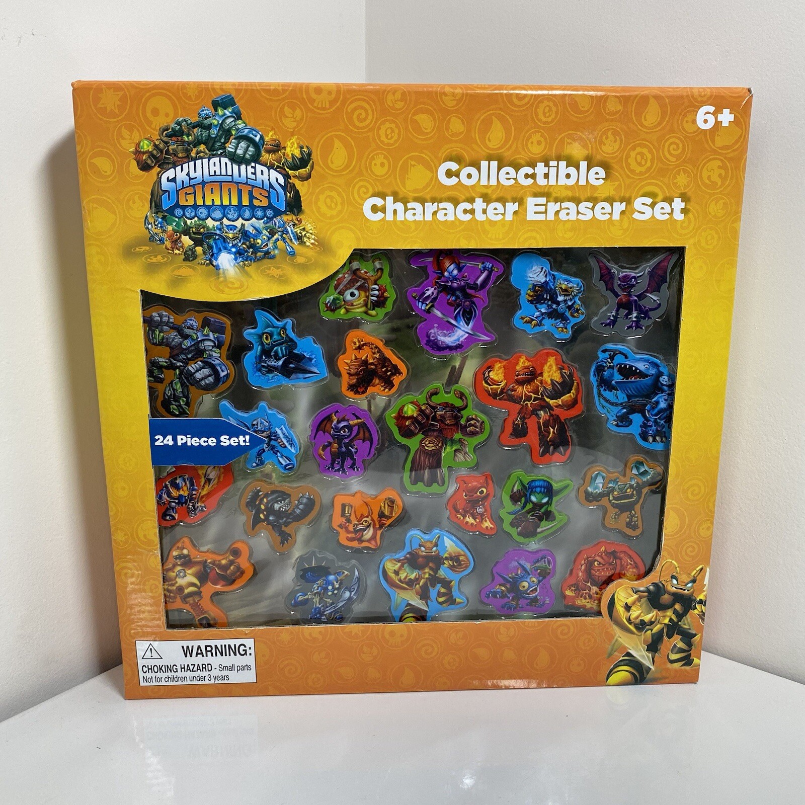 Skylanders Giants Collectible Character Eraser Set 24 Piece New Sealed 2012