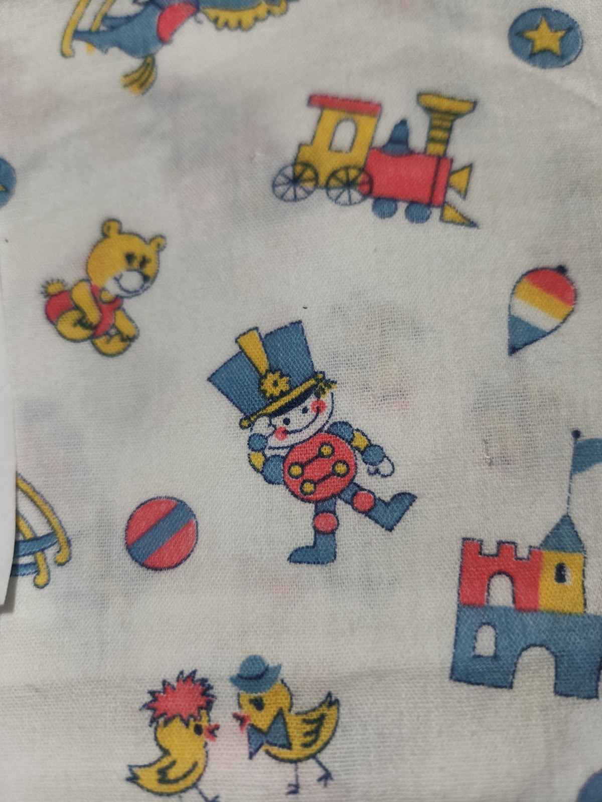Vintage 1950s child cotton fabric 36\