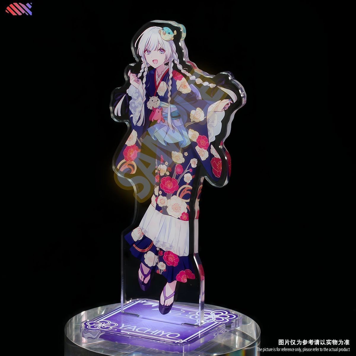Anime Cosmic Princess Kaguya bathrobe Figurine Acrylic Stand gift 12cm