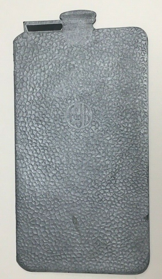 RARE 1920\'s E J BASS BROADWAY NEW YORK STORE DISPLAY CATALOG ART DECO HIP FLASK