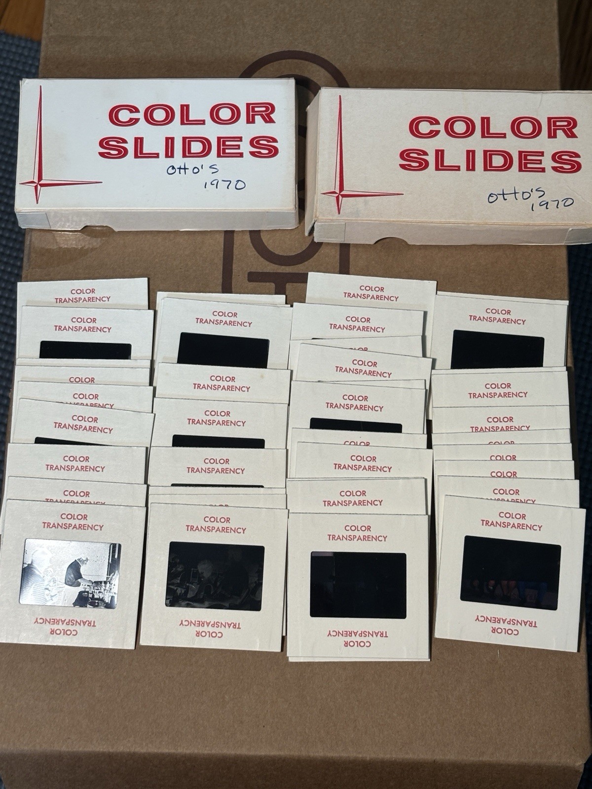 1970 Party Family Fashion People Original 35mm Film Slides Lot