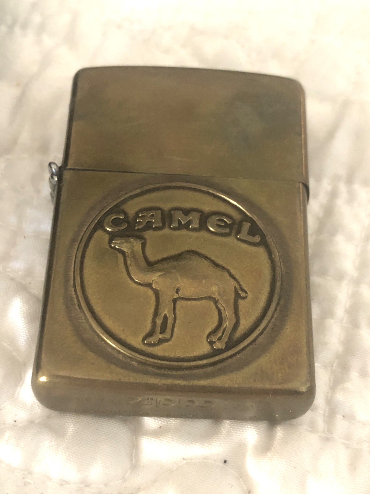VTG ZIPPO Brass Advertising Camel Cigarettes Lighter 1932-1991 Limited Edition