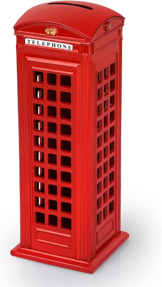 Retro British Telephone 7 Inch London Souvenirs Home Decor