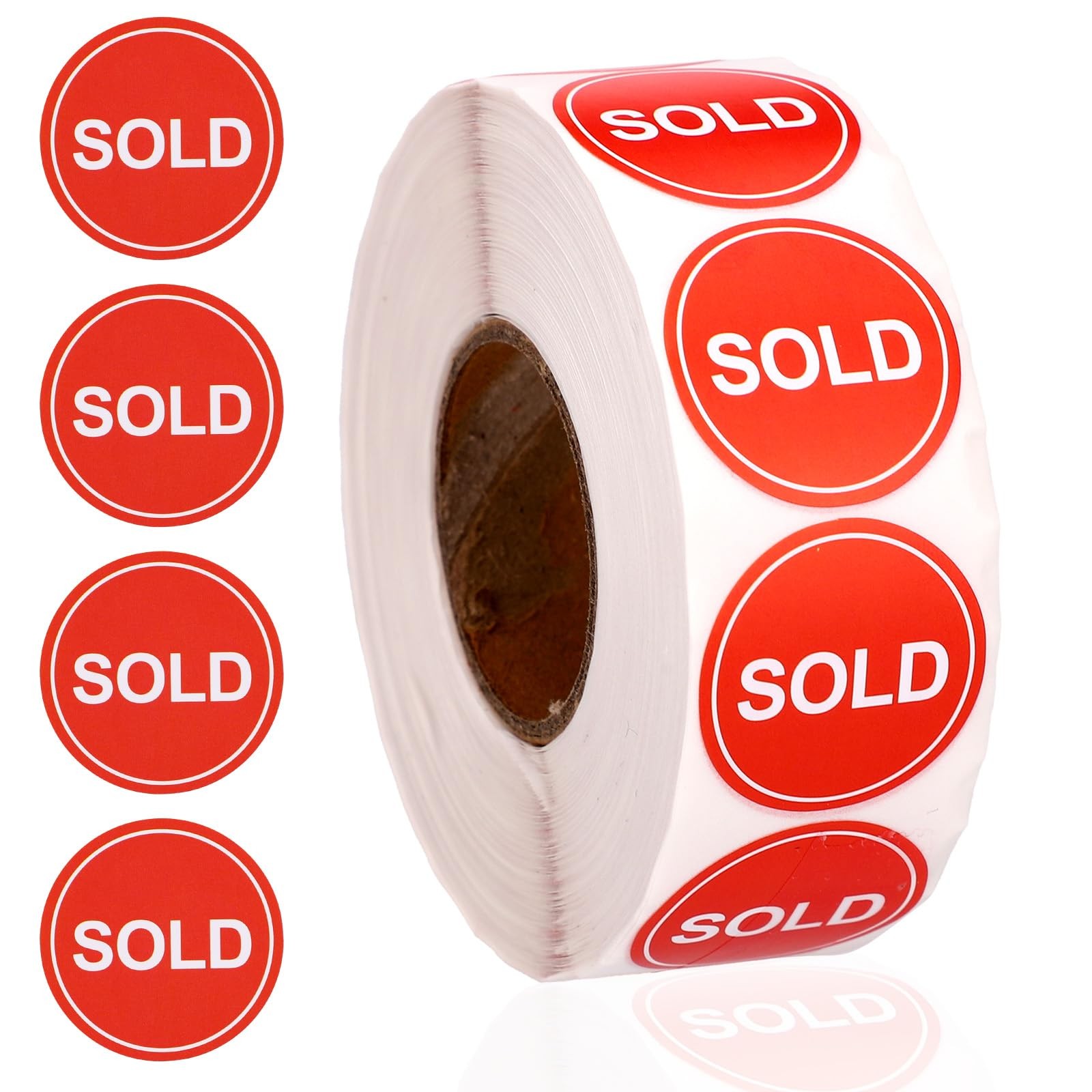 2 Rolls 2000 Pcs Sold Stickers Sale Price Labels for Retail Stores