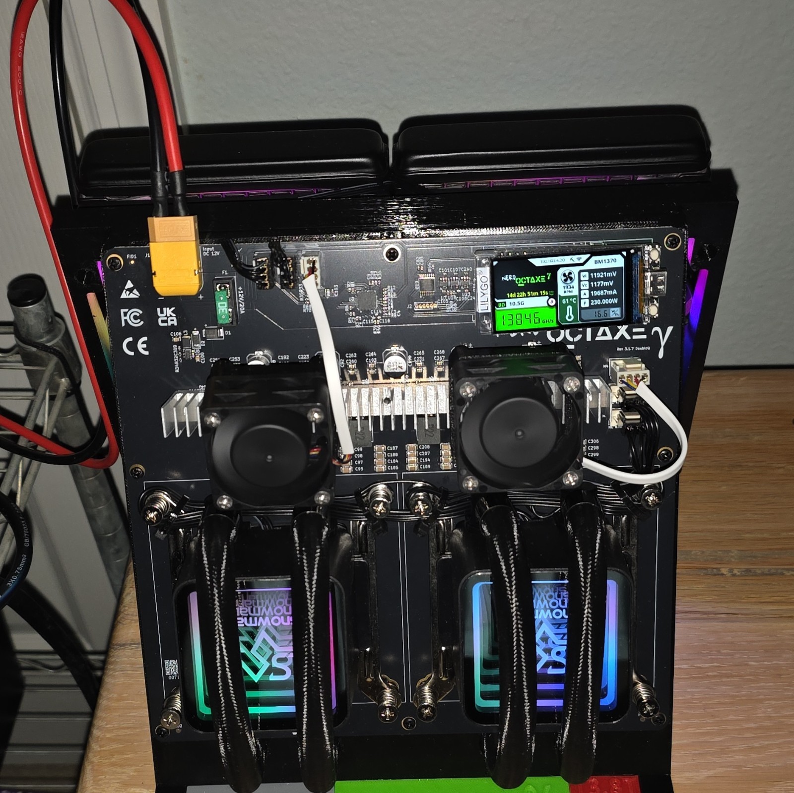 2026 13.8TH/s NerdOCTAxe Rev3.1 Hydro Bitcoin Miner BM1370 SHA256 BTC Solo Miner 2026 13.8TH/s NerdOCTAxe Rev3.1 Hydro Bitcoin Miner BM1370 SHA256 BTC Solo Miner