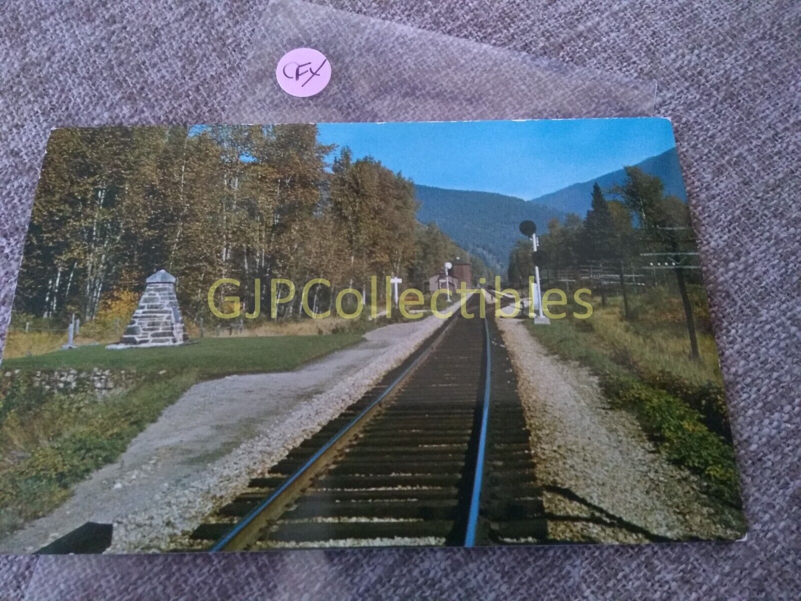 P3CFX Train or Station Postcard Railroad RR CRAIGELLACHIE BC CANADIAN PACIFIC