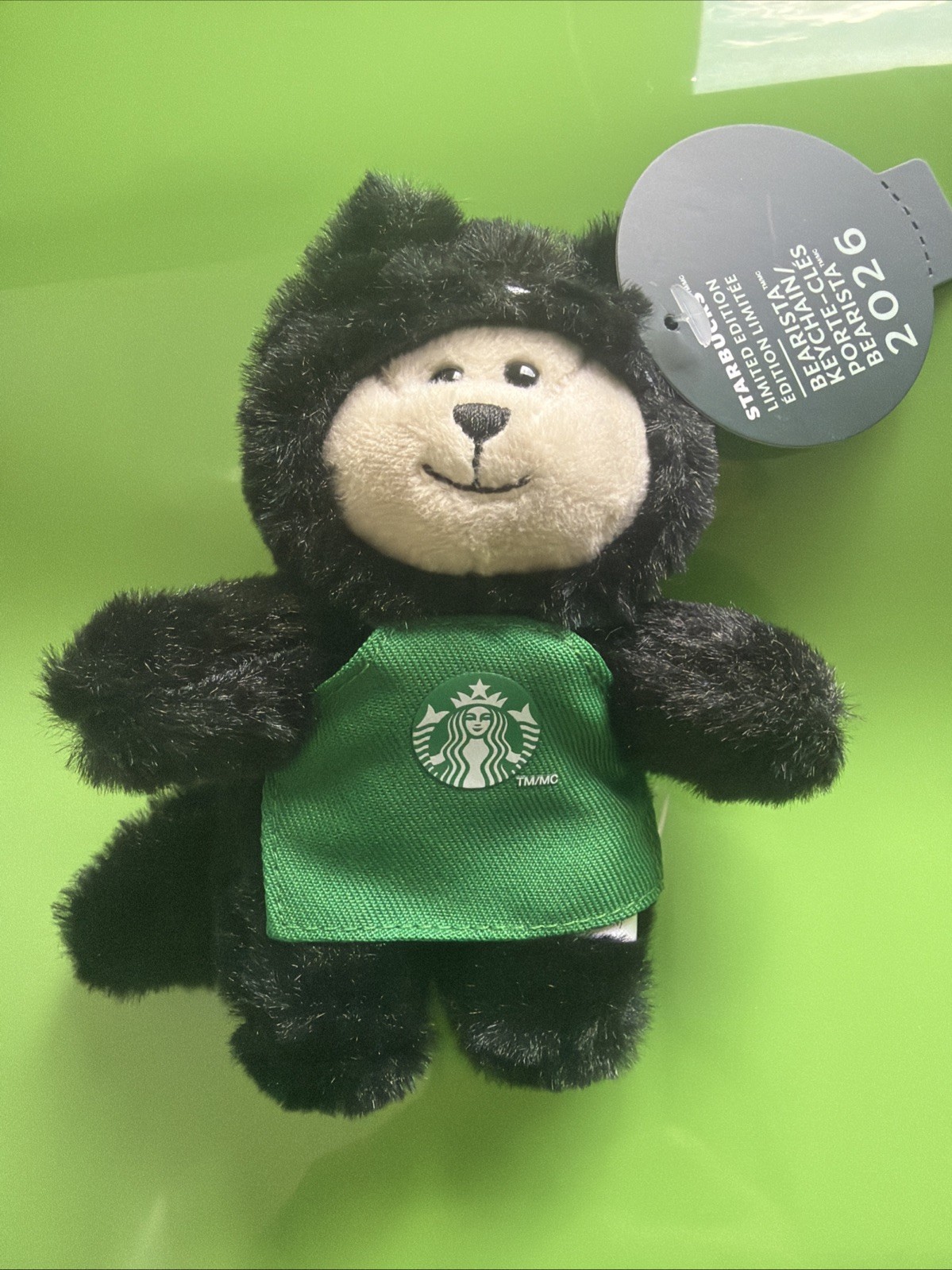 Starbucks Barista Bear Keychain In Kitty Costume Brand New Fall Limited Edition