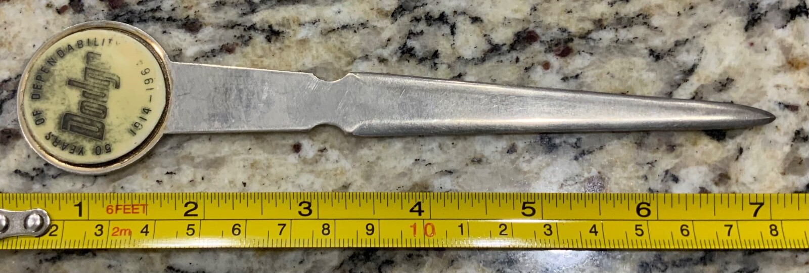 1964 Dodge Motor Company 50 Years old Dependability 1914 - 1964 Letter Opener