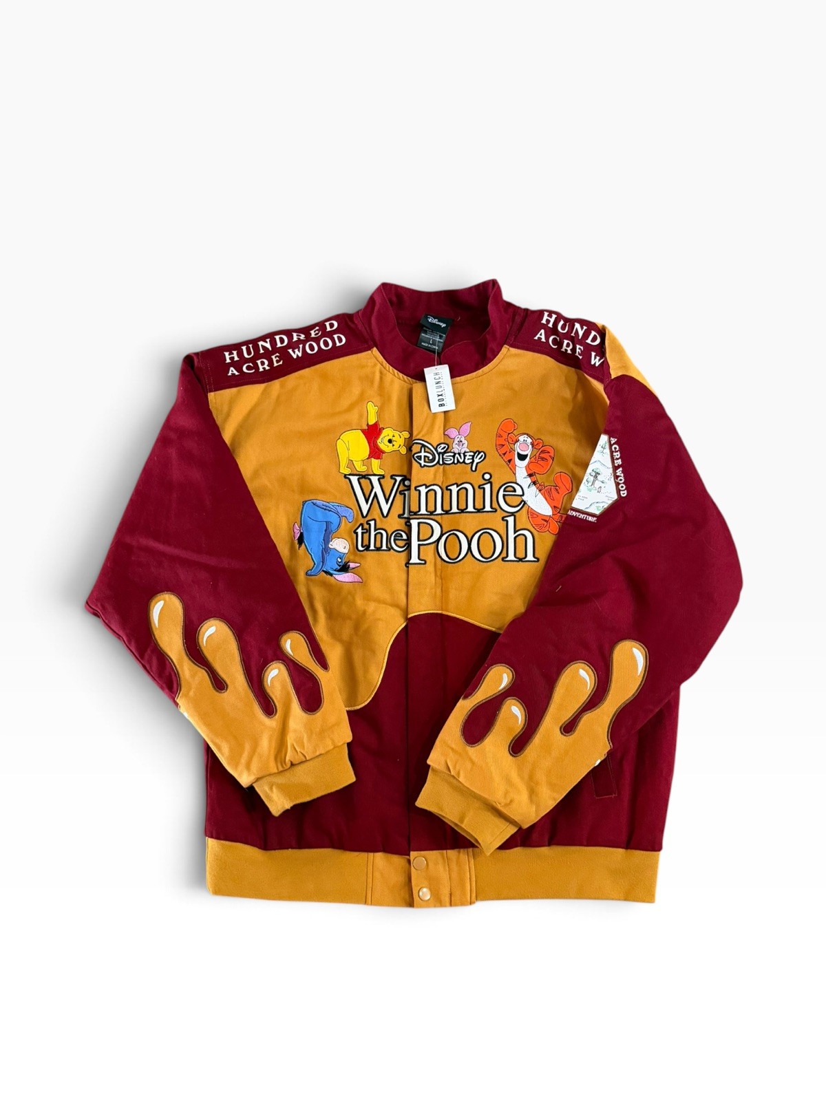 Disney Winnie the Pooh Honey Racing Jacket Size L Disney Winnie the Pooh Honey Racing Jacket Size L