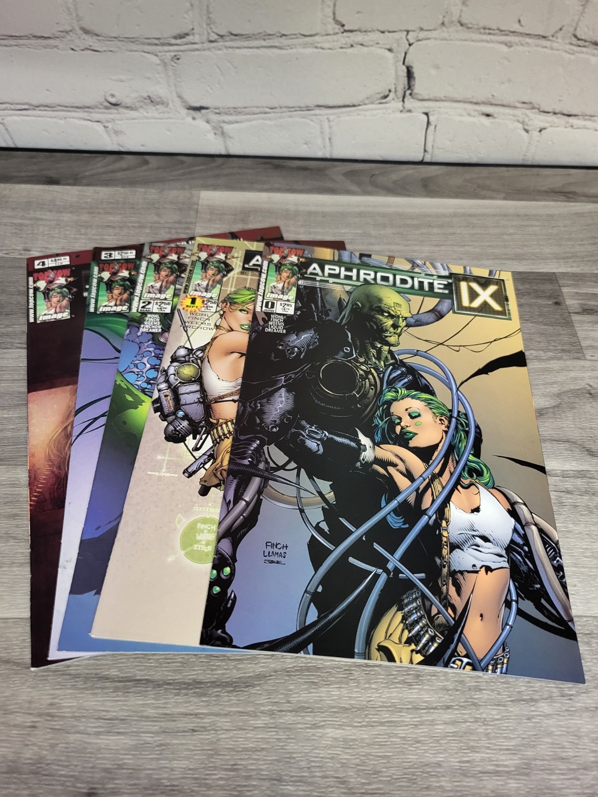 Top Cow Image Aphrodite IX Comic Lot 0 1-4 David Finch 2000 Complete Set Wohl