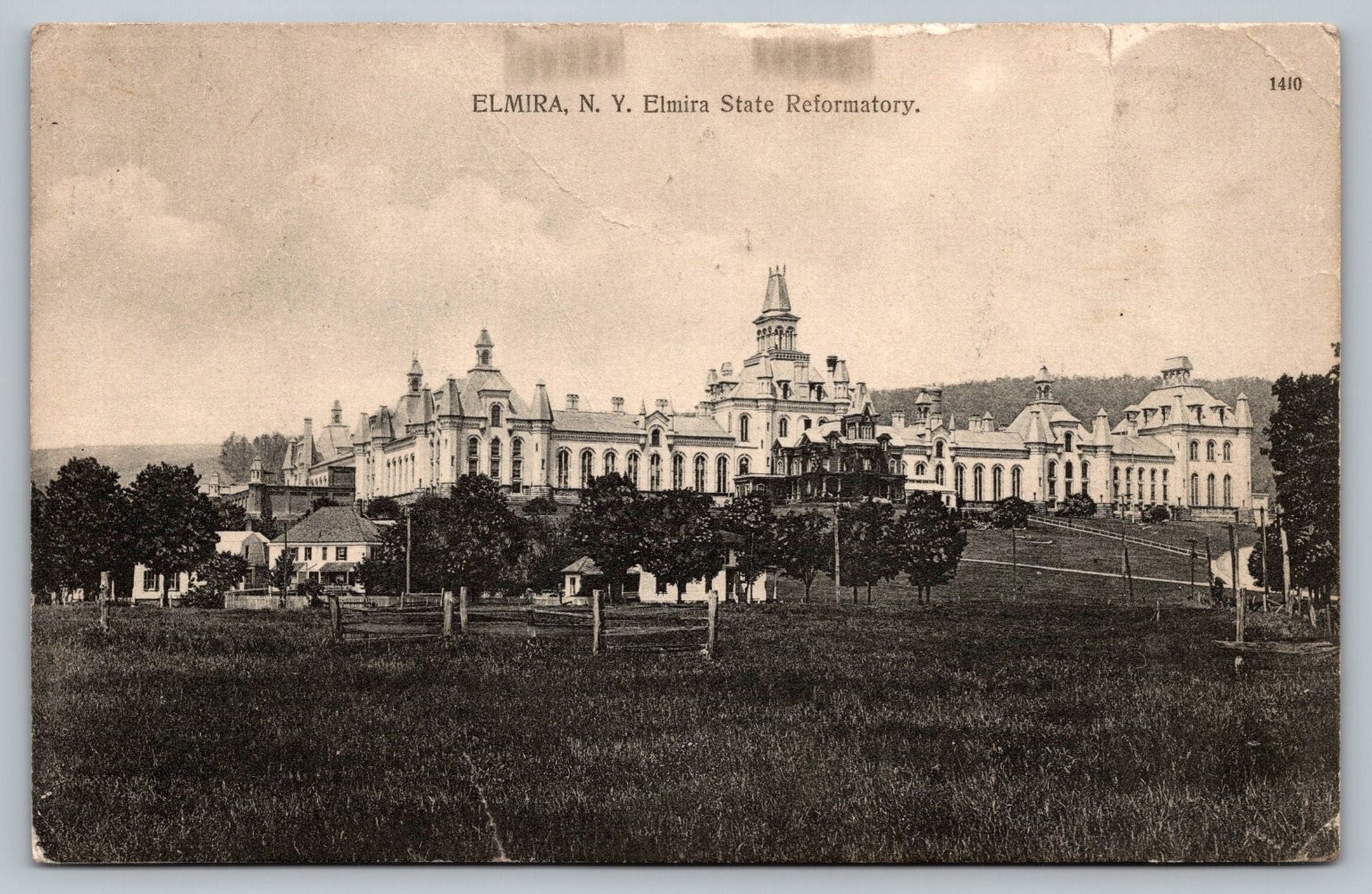 Elmira State Reformatory NY Vintage Postcard 1910 Springville
