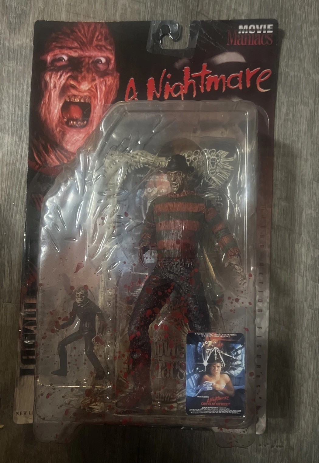 McFarlane Toys Freddy A Nightmare On Elm Street NIB 1998 *BLOODY VARIANT