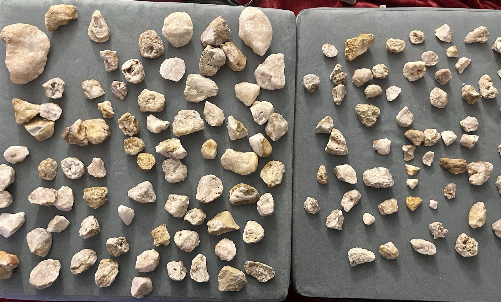 Mixed Lot Rough Quartz Crystals & Druzy Geode Pieces & Mineral Specimens (IN)