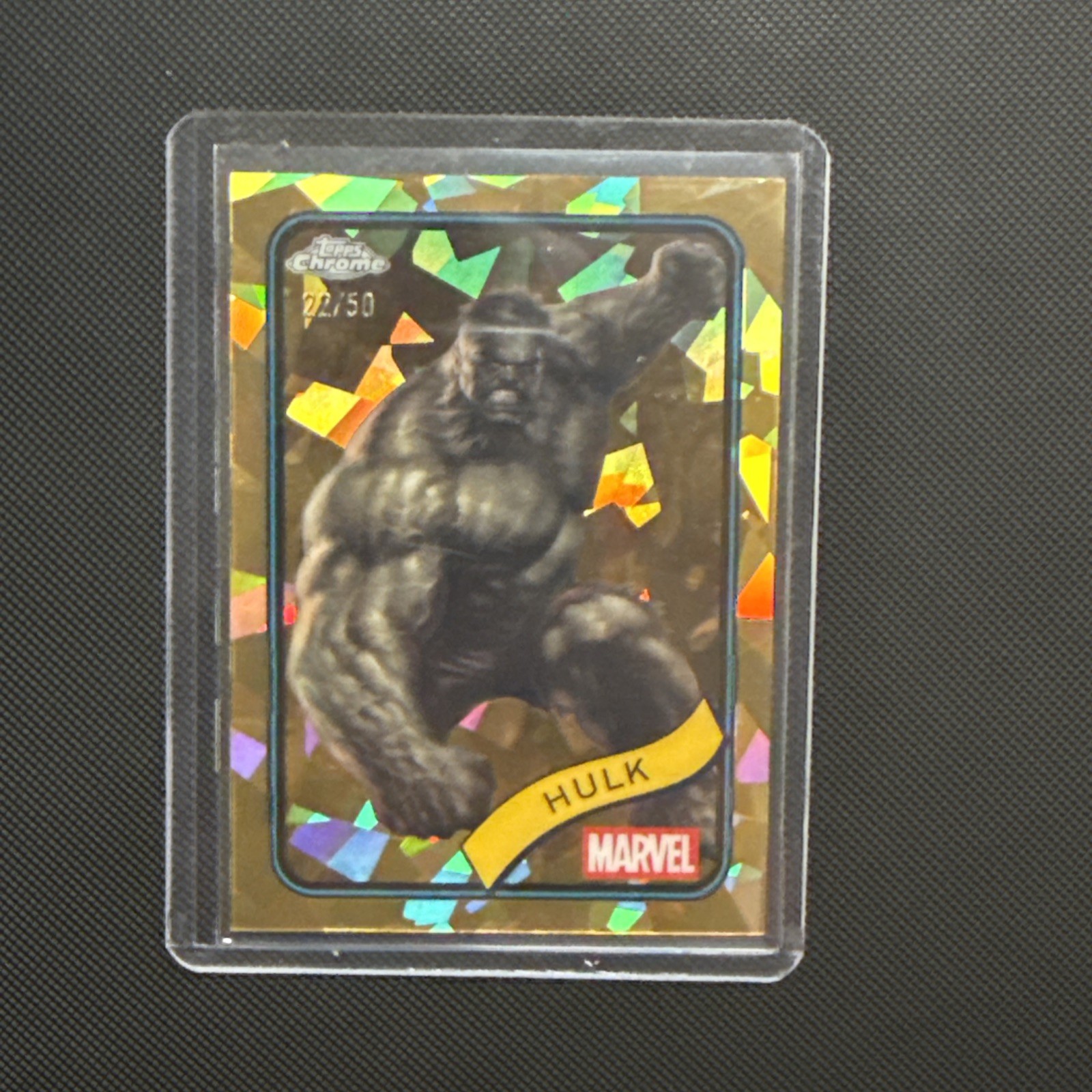 2025 Topps Chrome Marvel Sapphire Hulk /50 2025 Topps Chrome Marvel Sapphire Hulk /50