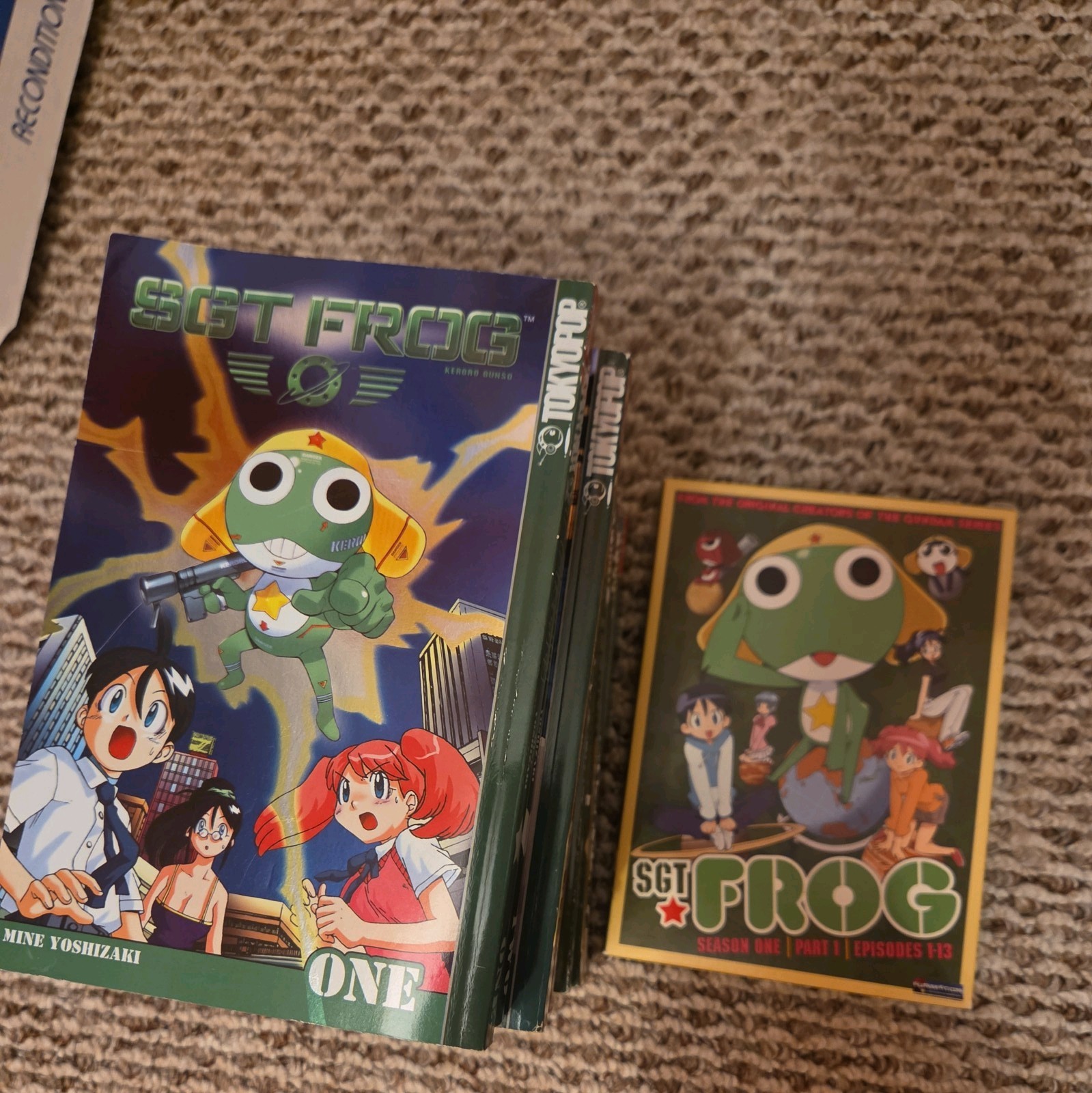 Sgt. Frog complete Manga Volumes 1-10 English 1st Print Mine Yoshizaki Tokyopop