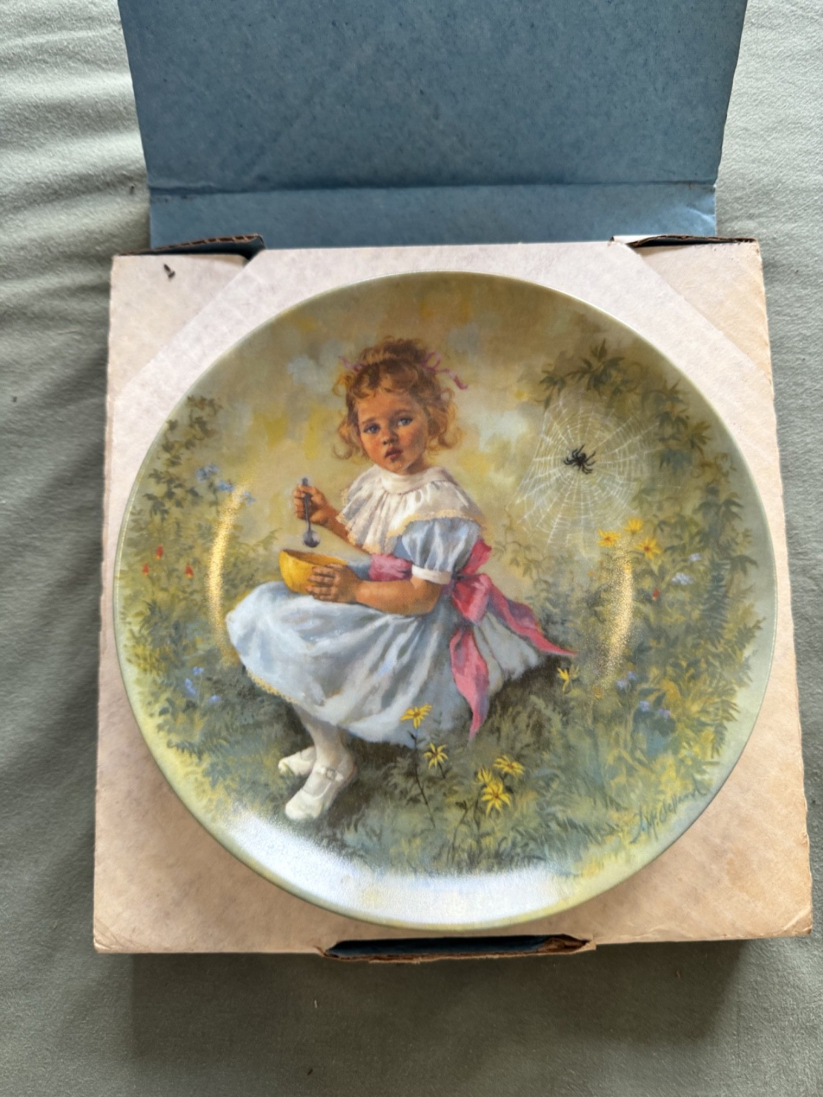 Reco Little Miss Muffet Collector Plate