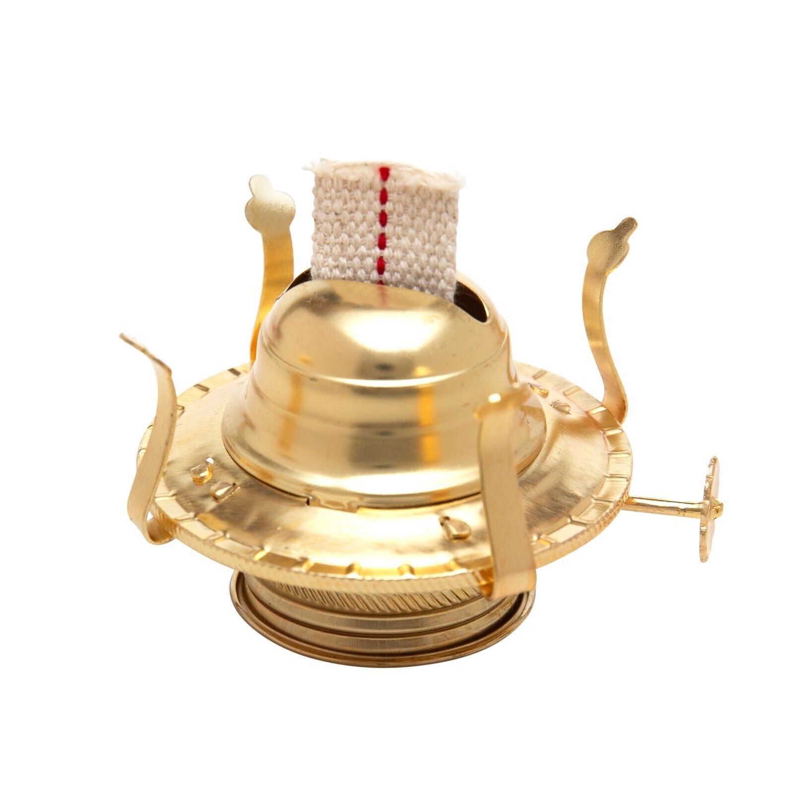 Brass Plated Oil Burner Replacement for Antique Kerosene Lamps