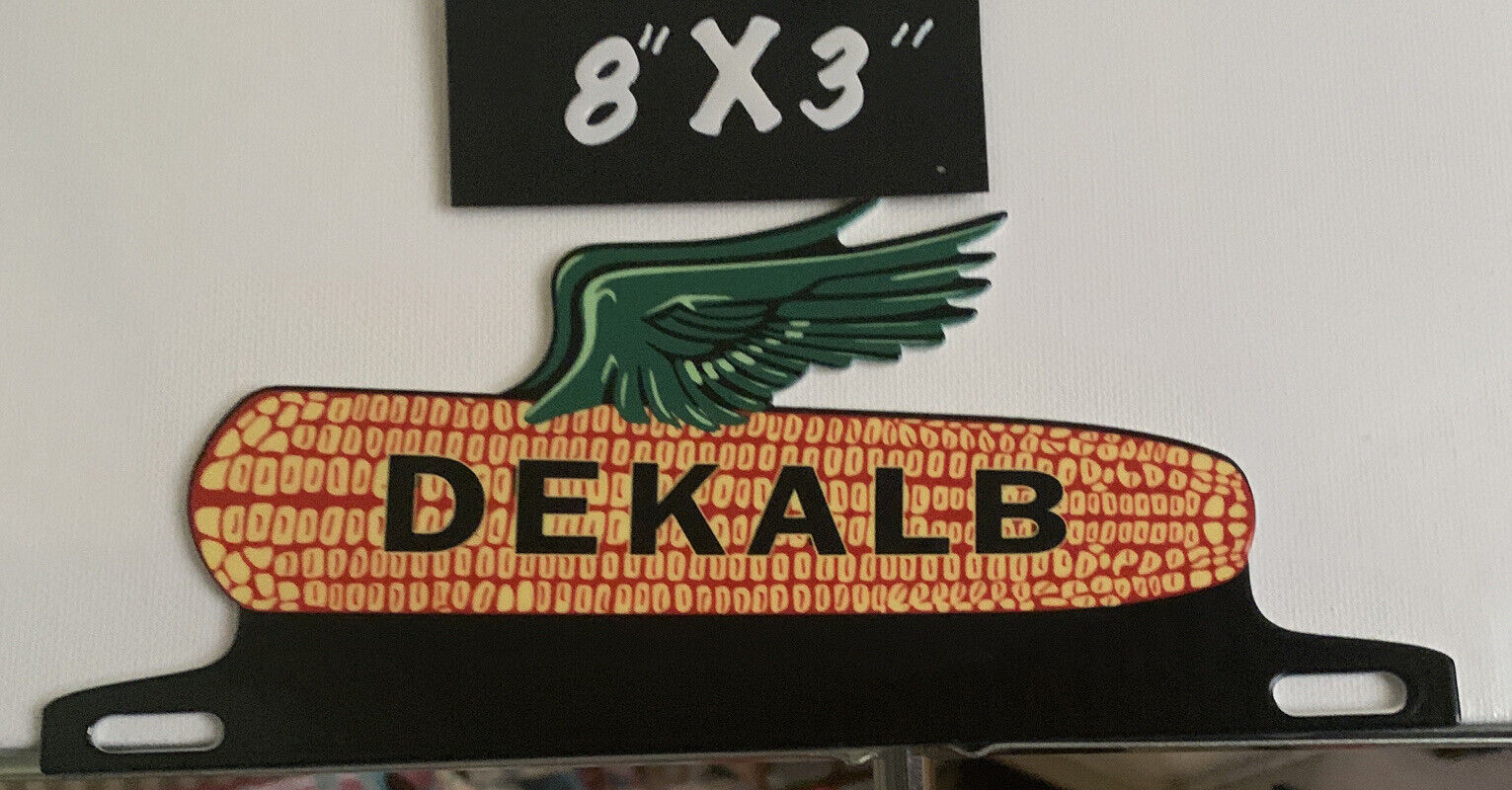 DEKALB Porcelain Like Plate Topper Agriculture Service Feed Seed Farm Gas Oil
