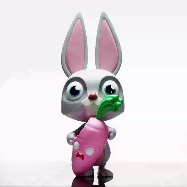 COARSE TOYS NIBBLE AND ROOT Carrot Rabbit Limited Ver. Fashion Figure 10cm New