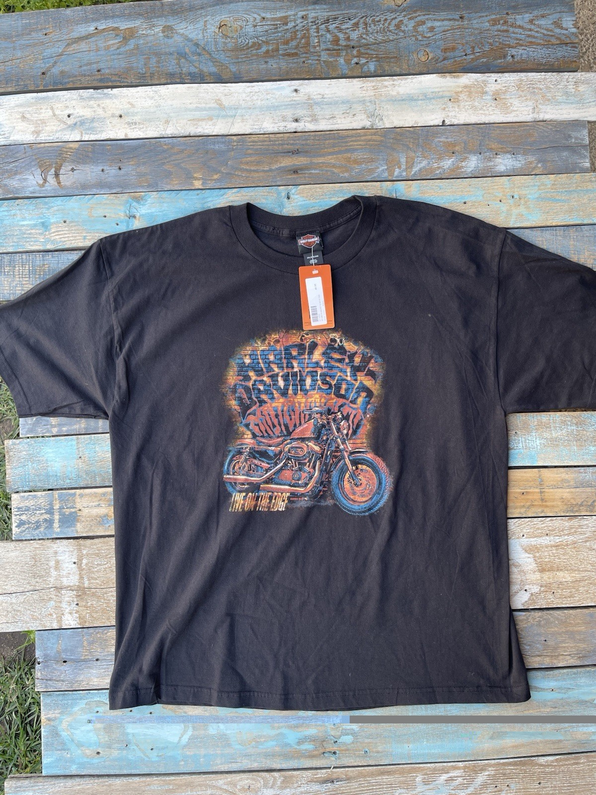 NWT Harley Davidson San Francisco CA Alcatraz Motorcycle T-Shirt Men\'s 2XL
