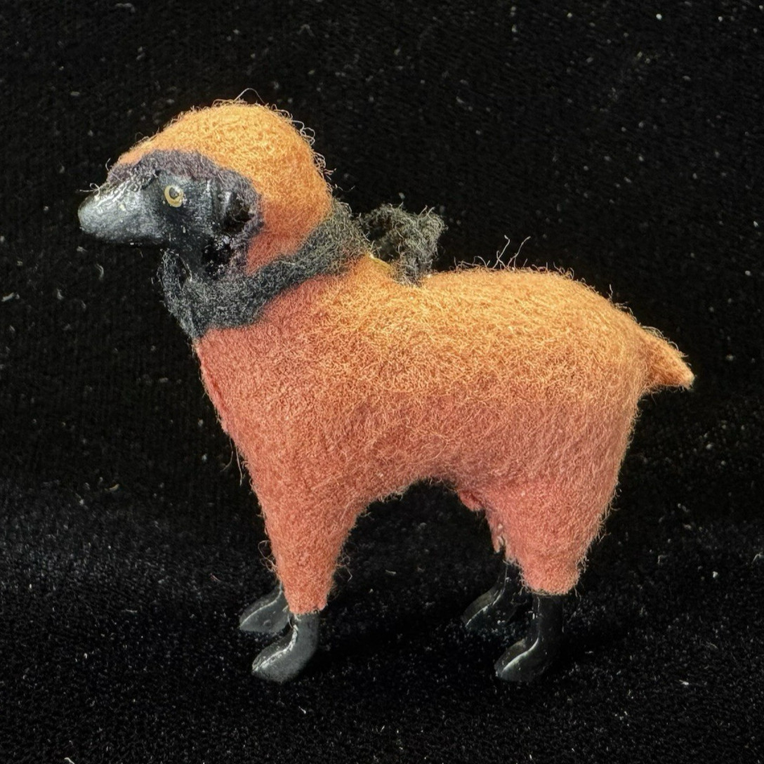 Vintage STICK LEG SHEEP Ornament LANCASTER MARKET Lindy Evans PINK BLACK Vintage STICK LEG SHEEP Ornament LANCASTER MARKET Lindy Evans PINK BLACK