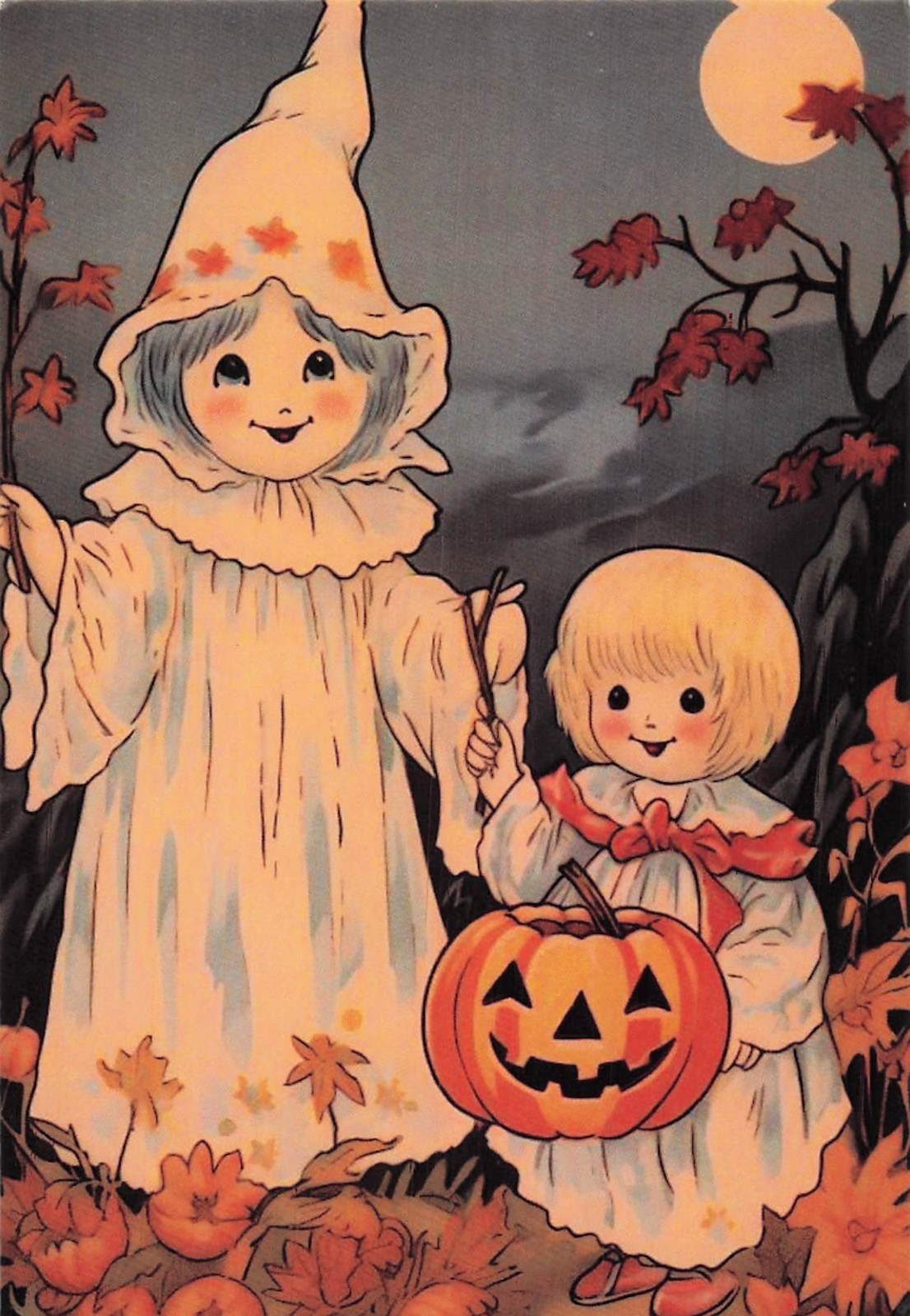 Postcard (5)Halloween Spooky Nice Assortment /Get them while they last (#951)