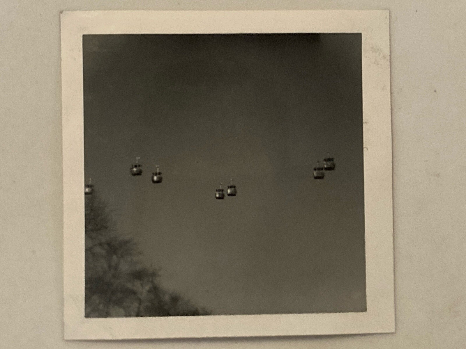 Vintage 1964 Flushing Meadows New York World\'s Fair Swiss Sky Ride Photo