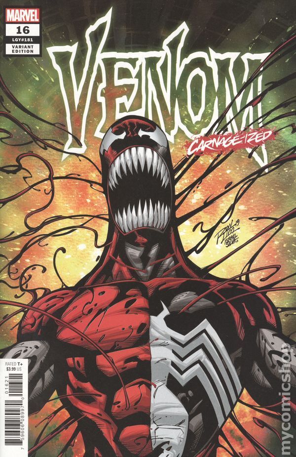 Venom #16B Lim Variant VF 2019 Stock Image