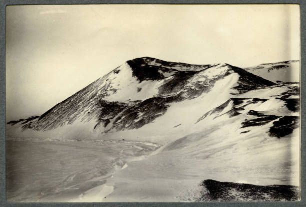 Panorama of Winter Quarters Antarctica National Antarctic Expediti .. Old Photo Panorama of Winter Quarters Antarctica National Antarctic Expediti .. Old Photo