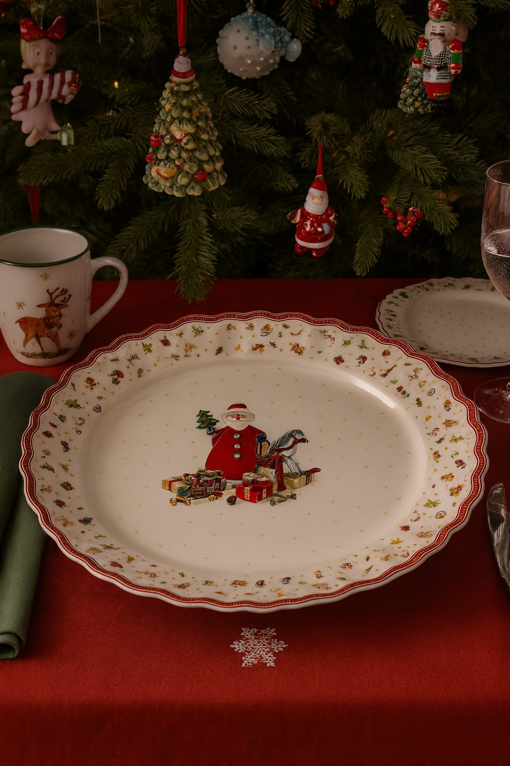 Villeroy & Boch Toy’s Delight Round Serving Platter 17.7” White (2-4)