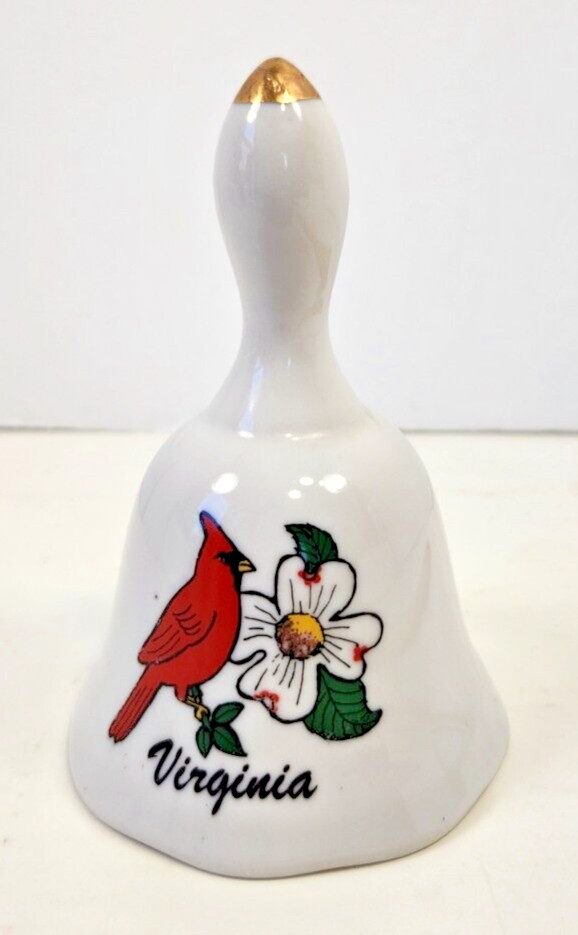 VINTAGE VIRGINA SOUVENIR CERAMIC BELL