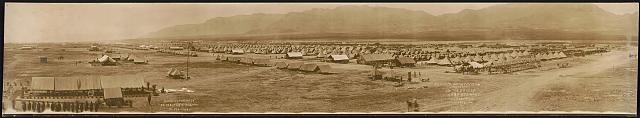 Pennsylvania Division looking south on the border, Camp Stewart, El Paso, Tex.