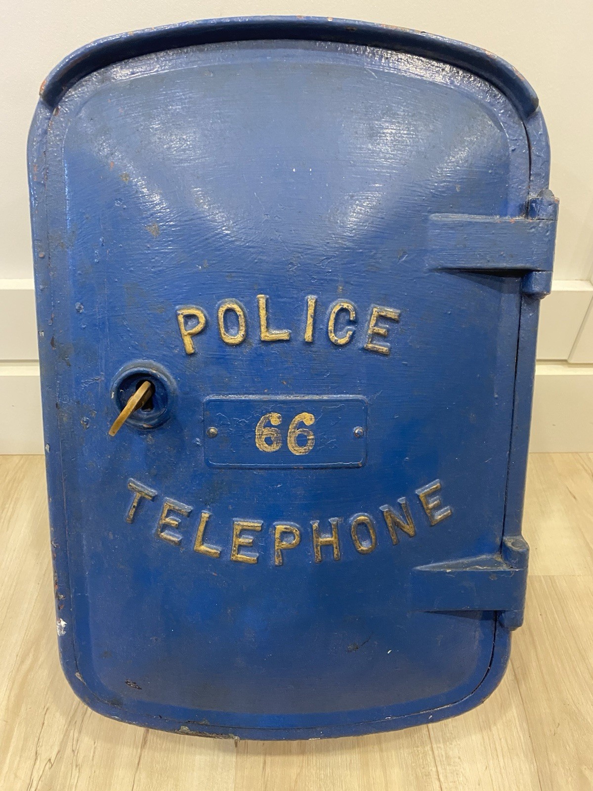 ANTIQUE VINTAGE WASHINGTON DC Cast Iron Emergency Telephone Call Box Police RARE