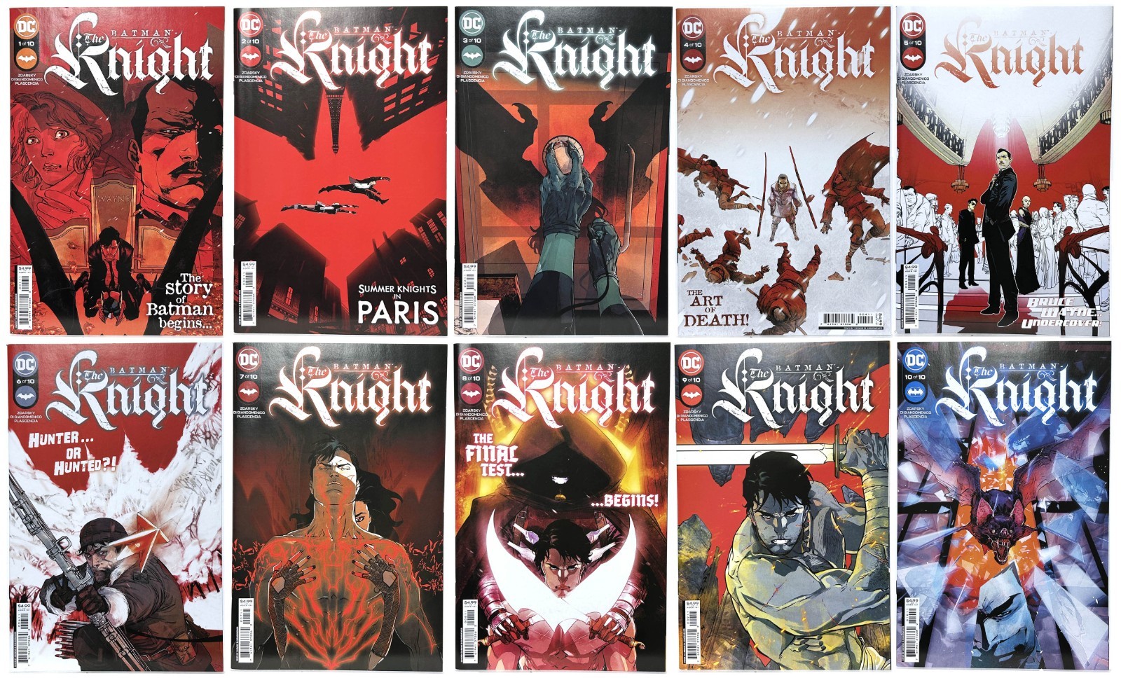 BATMAN: THE KNIGHT 1-10 Complete set DC Comics lot Zdarsky