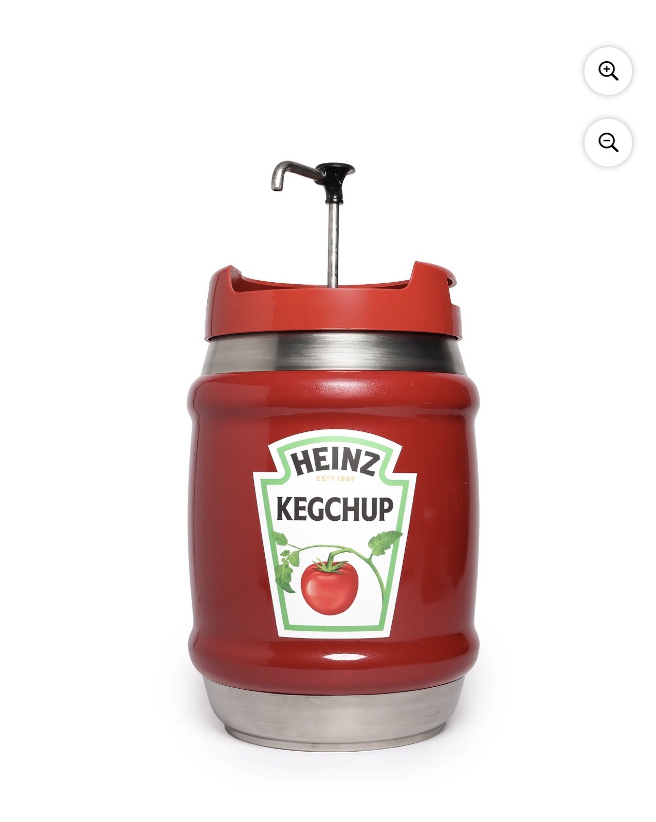 Exclusive HEINZ KegChup Ketchup Keg with 114oz Jug (Limited To 157) - IN HAND