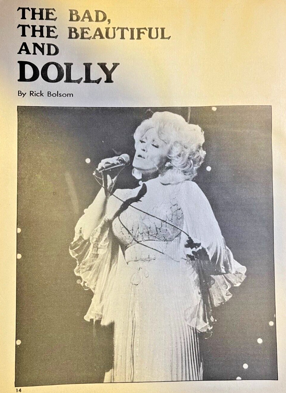 1981 Country Western Performer Dolly Parton 1981 Country Western Performer Dolly Parton
