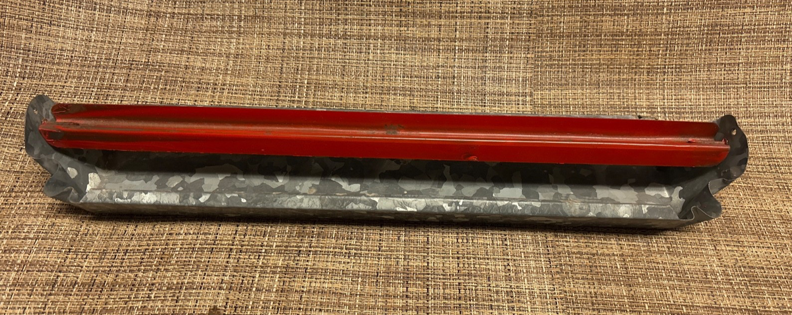 Vintage Galvanized Chick Chicken Feeder