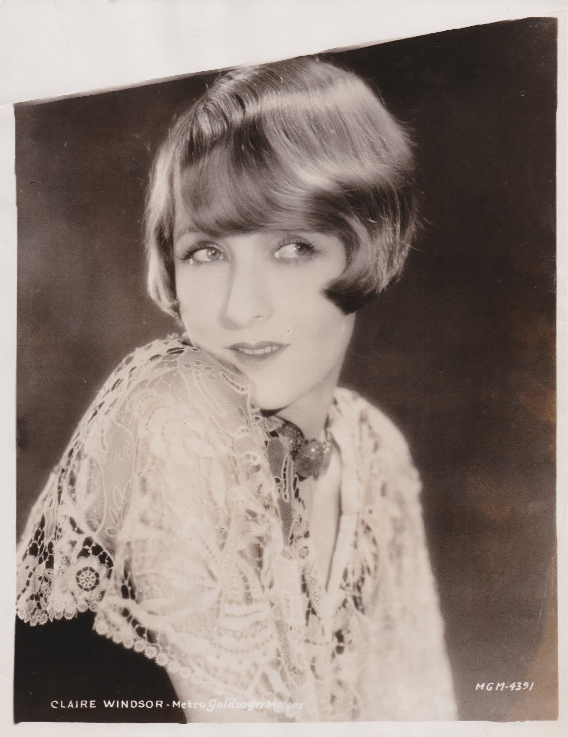1927 Press Photo Actress Claire Windsor stars in MGM Studio 