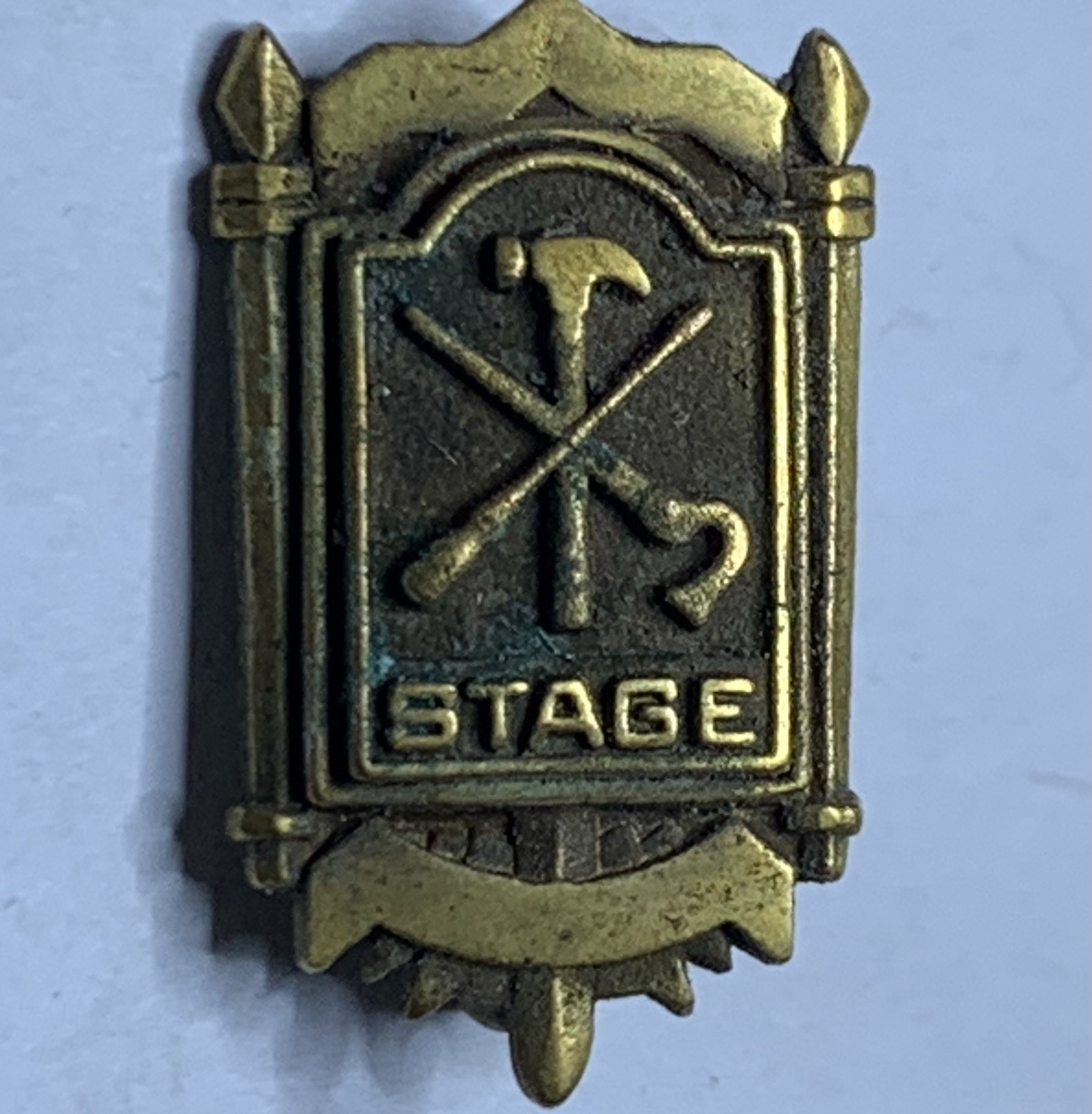 IATSE Stage Hand Award/Medal 1920-1950s Bronze Medallion Rare Antique Vintage