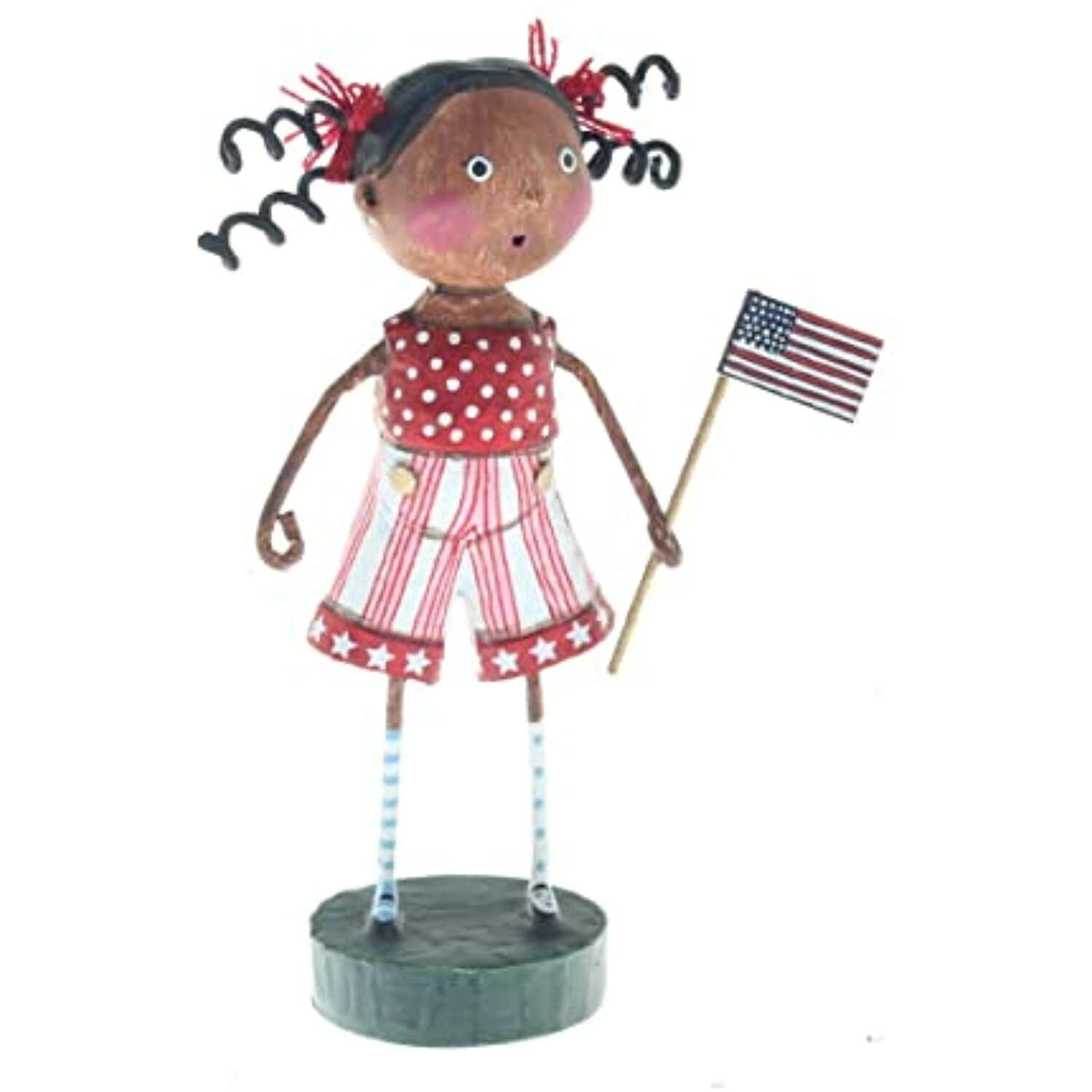 Lori Mitchell Patriotic USA 14487 American Dream Figurine 6\