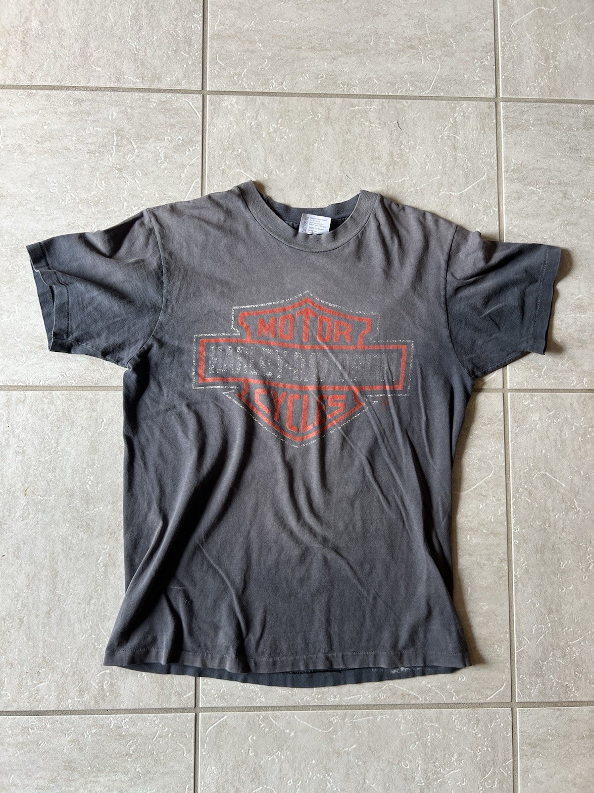Vintage Harley Davidson Oak Park Chicago T-Shirt Mens M Hanes 1980s Sz M