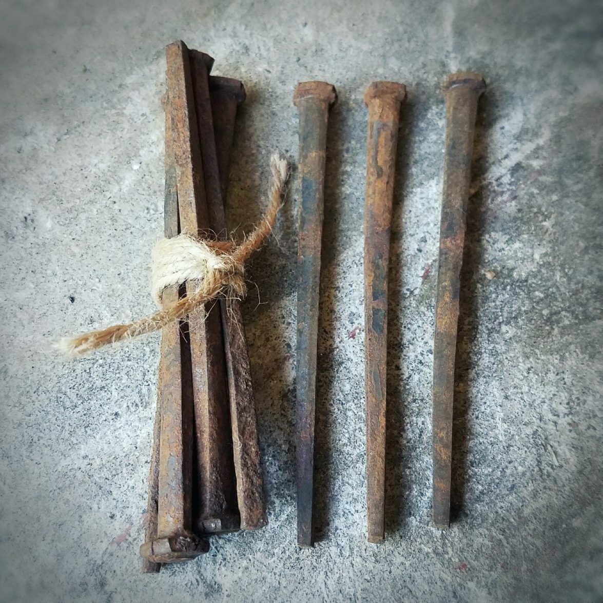 LARGE Antique Coffin Nails, Square Nails, Oddities & Curiosities, 4 1/2 Inches LARGE Antique Coffin Nails, Square Nails, Oddities & Curiosities, 4 1/2 Inches