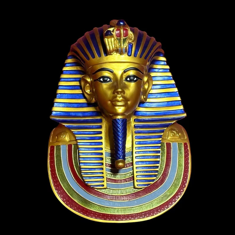 Tutankhamun Rare Pharaonic Mask : Authentic Ancient Egyptian Artifact 1334 BC