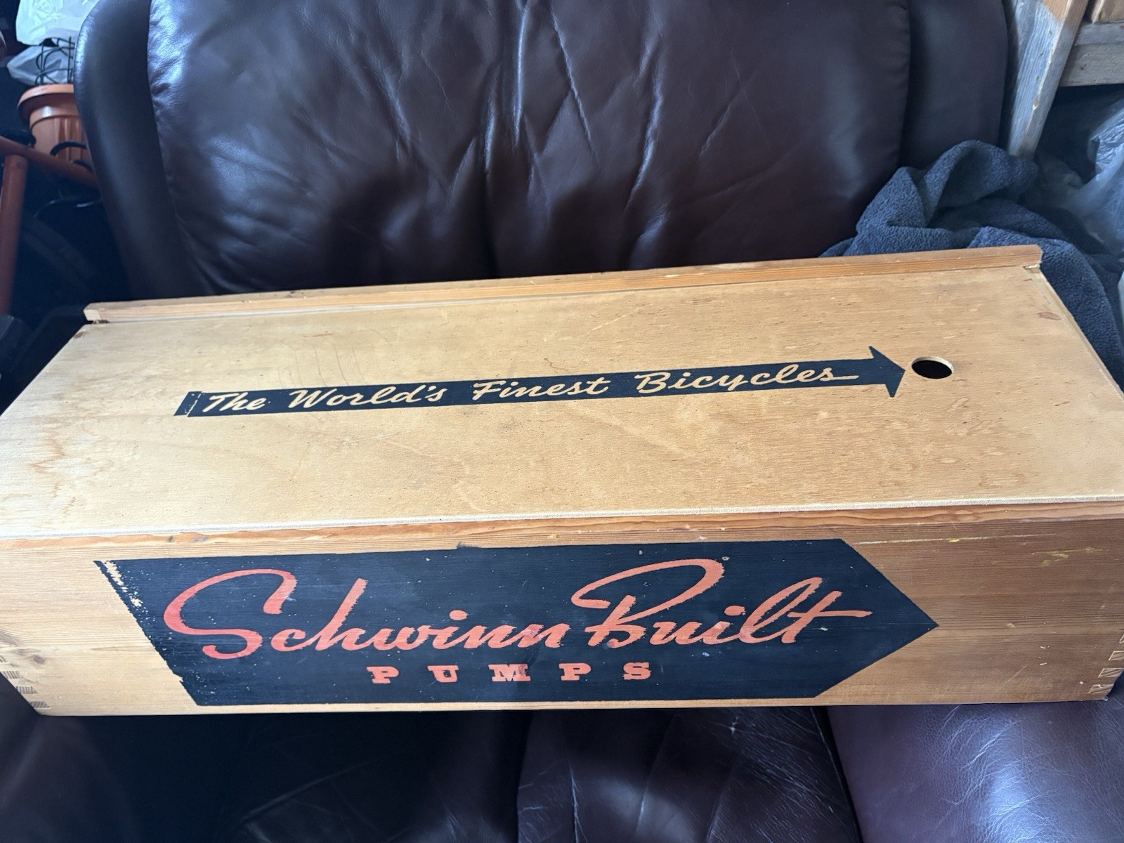 Schwinn Bicycle Pump With Oil Gauge Still In Original Box