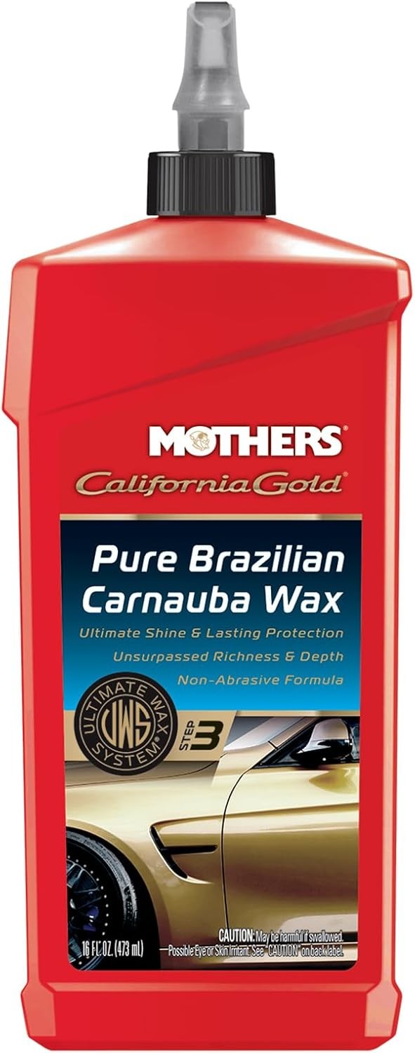 Mothers California Gold Pure Brazilian Carnauba Liquid Wax, Step 3, 16 fl. oz. Mothers California Gold Pure Brazilian Carnauba Liquid Wax, Step 3, 16 fl. oz.