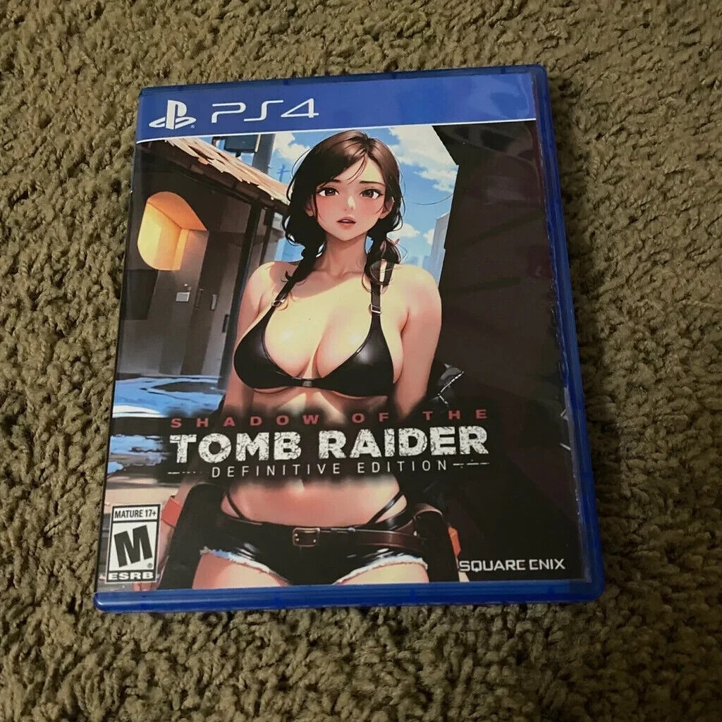 COVER ART ONLY THE Shadow of the Tomb Raider Definitive Edition PS4 NO GAME