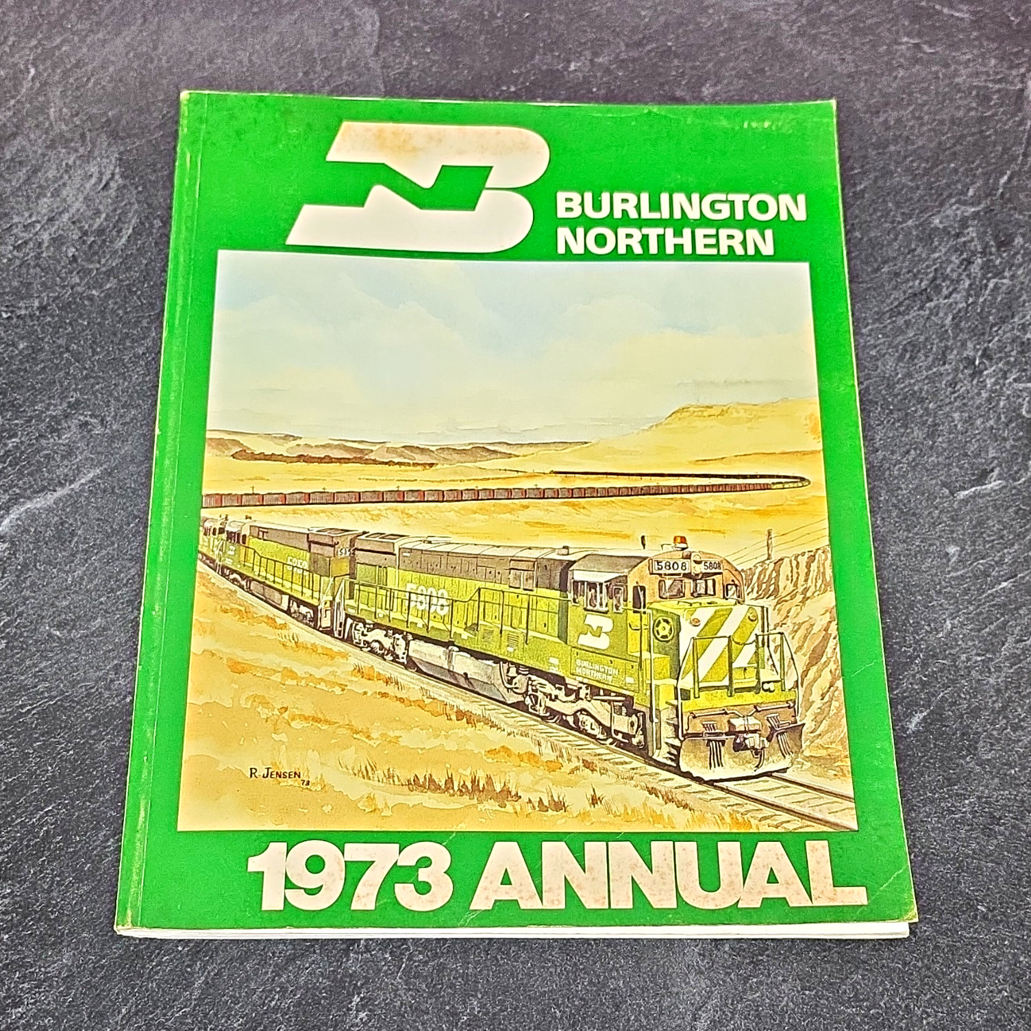 Burlington Northern 1973 Annual Railroad Book Burlington Northern Annual 1973 Burlington Northern 1973 Annual Railroad Book Burlington Northern Annual 1973